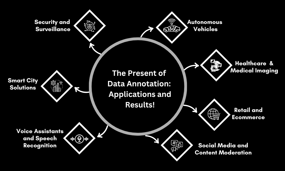 The Present of Data Annotation Applications and Results